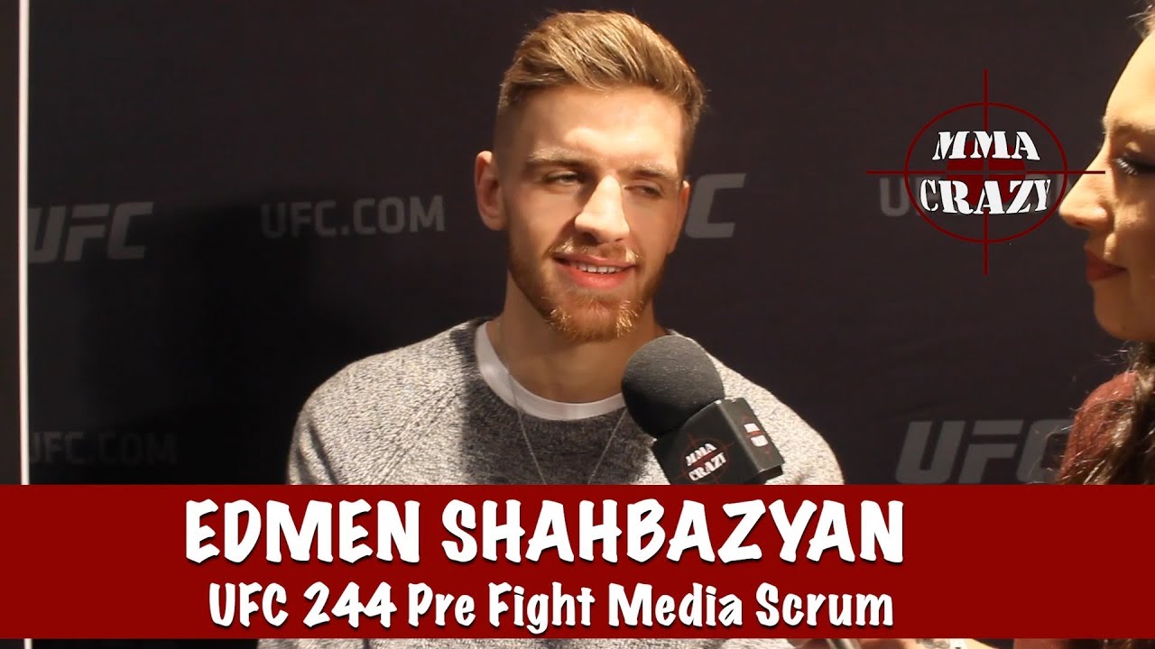 Edmen Shahbazyan on Brad Tavares "Beating him puts me in a great position" at UFC 244