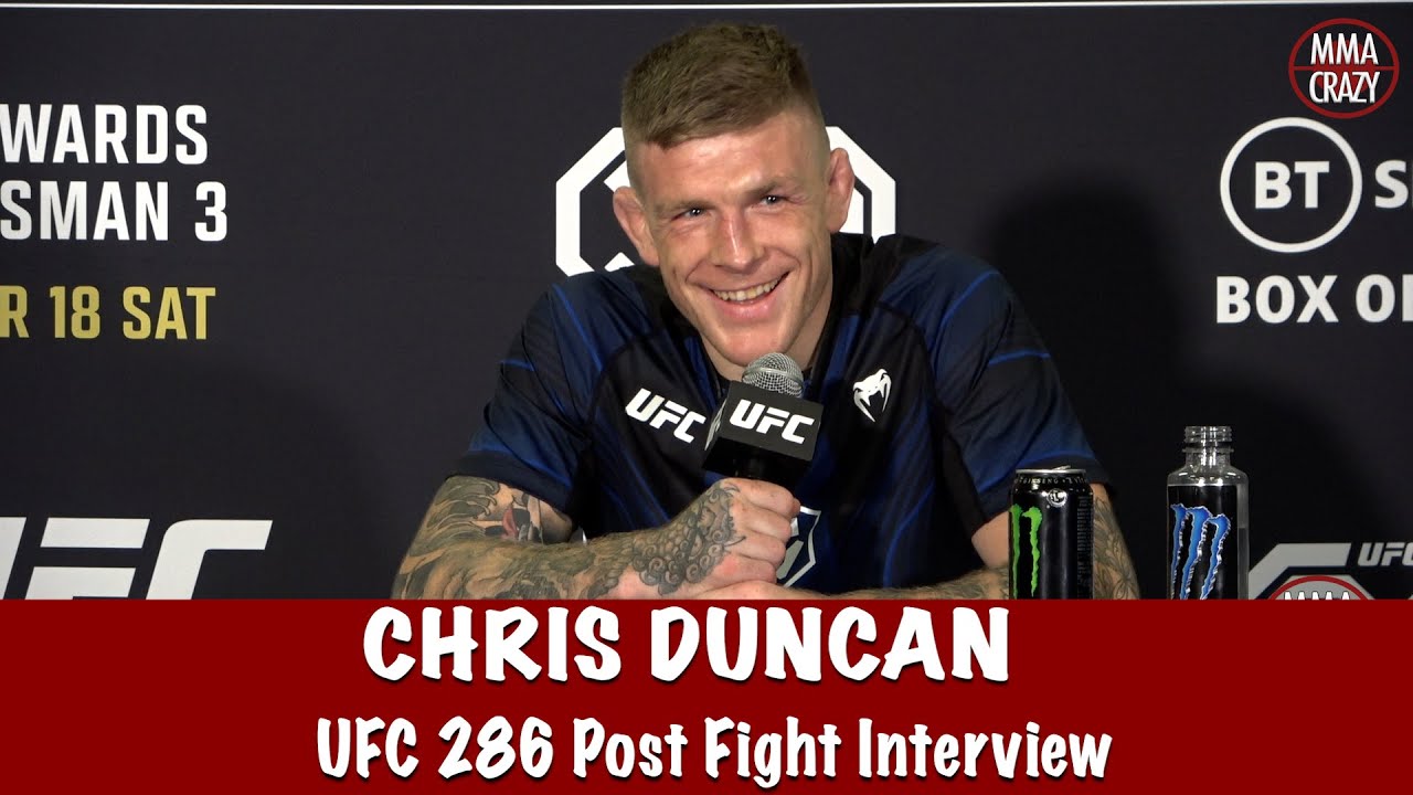 Chris Duncan talks win over Omar Morales, reflects on Contender Series | UFC 286 background