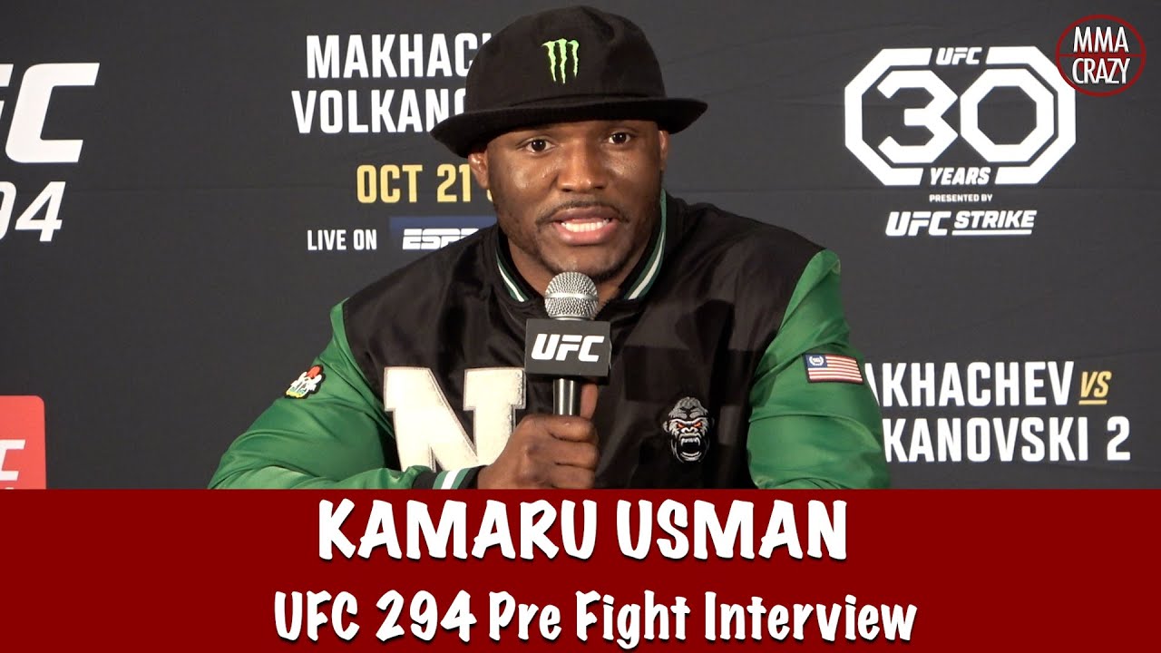 Full Kamaru Usman UFC 294 Pre Fight Interview