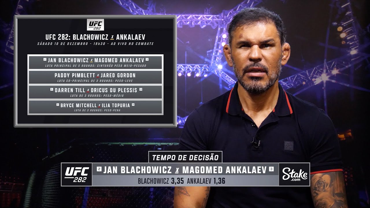 Tempo de Decisão: UFC 282 | Apresentado por Stake background