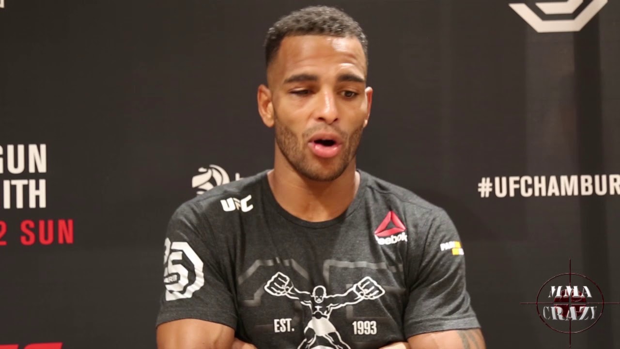 Danny Roberts talks Neil Magny call out & hard fought win over David Zawada at UFC Hamburg background