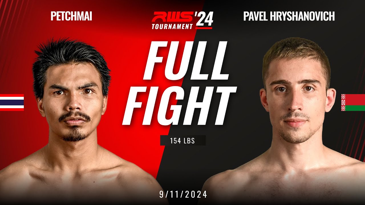 Full Fight l Petchmai Sor.Kor. Lektaweewattana vs Pavel Hryshanovich Muay Thai Academy I RWS