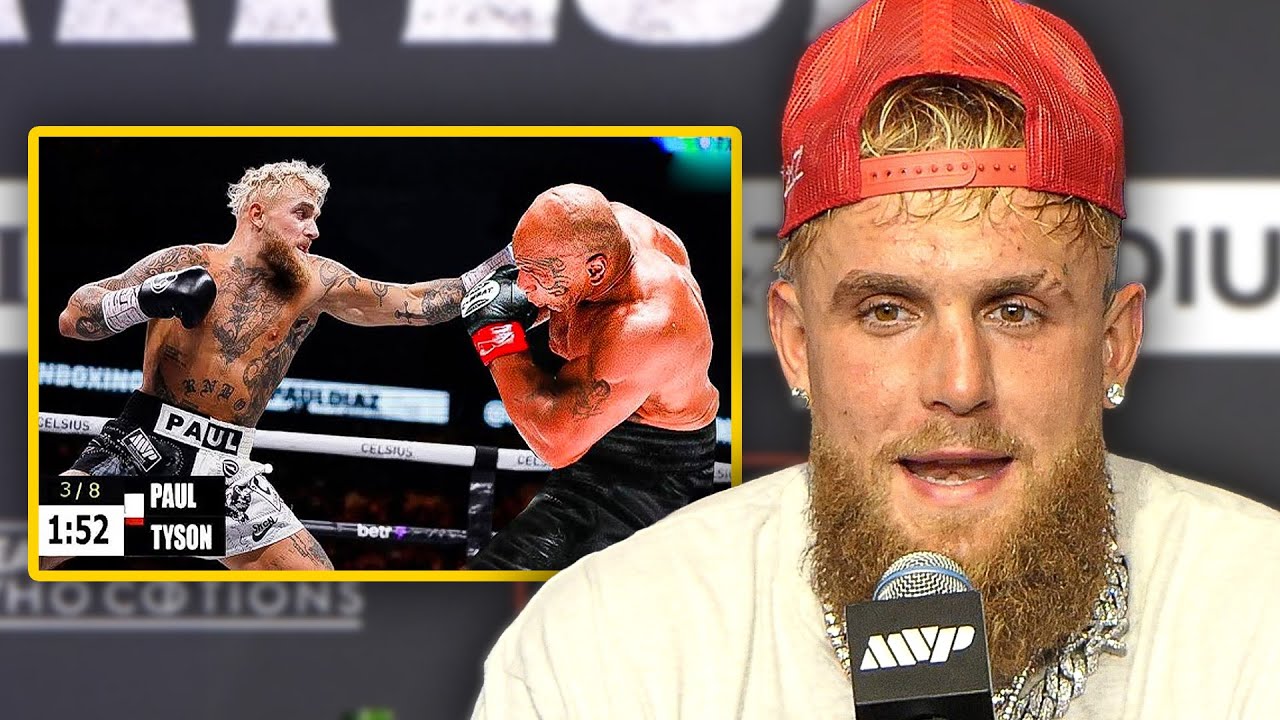 'I DIDN'T WANT TO HURT MIKE TYSON' - Jake Paul HUGE RESPECT FOR BOXING LEGEND background