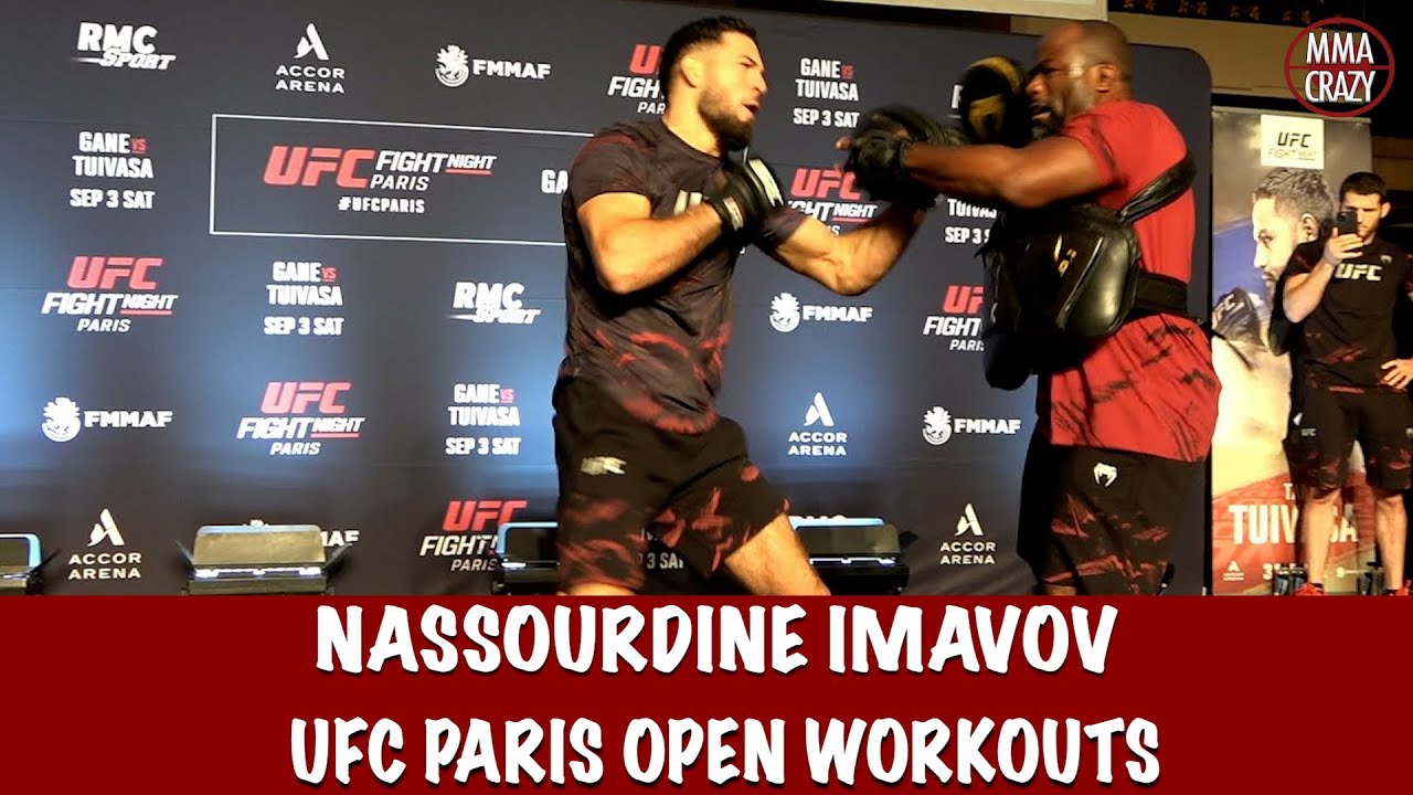 UFC Fight Night Paris: Nassourdine Imavov Open Workout Highlights