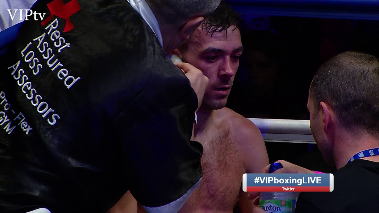 Tom McGuinness v Colin Day 30.11.2018 olympia, Liverpool background