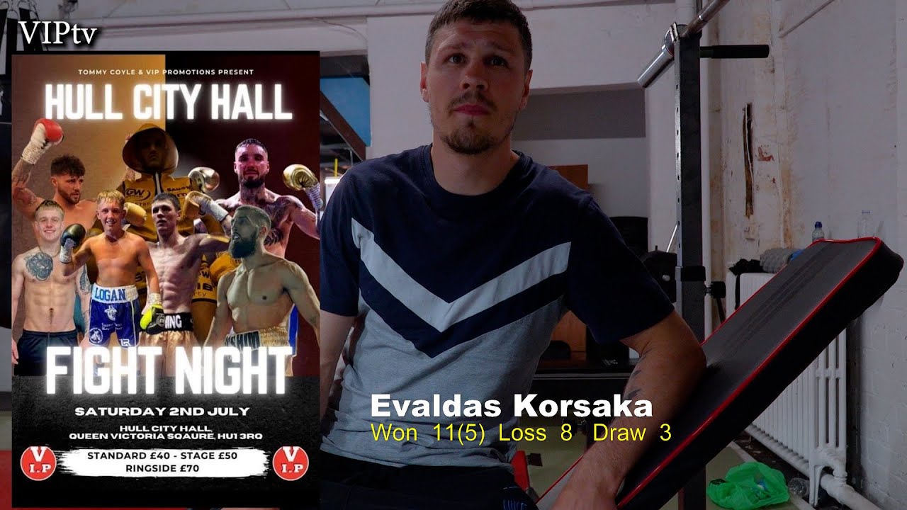 Evaldas Korsakas fights big Super Middleweight 'The Camden Caretaker' Robbie Chapman.