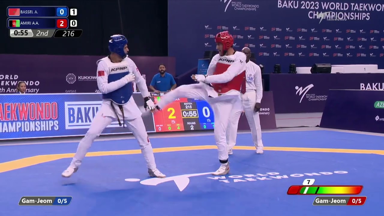 216 R16 Men +87kg MAR BASSEL A AFG AMIRI A A