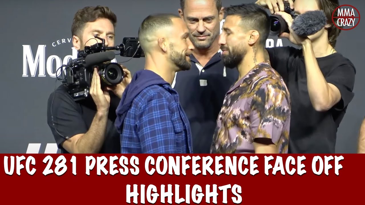 Full UFC 281: Press Conference Face Off Highlights