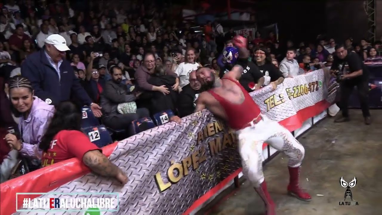 Demonio Infernal y Atomick Star Vs Ovett Jr y Lunatik Extreme Vs Tonalli y Hell Boy con Boom background