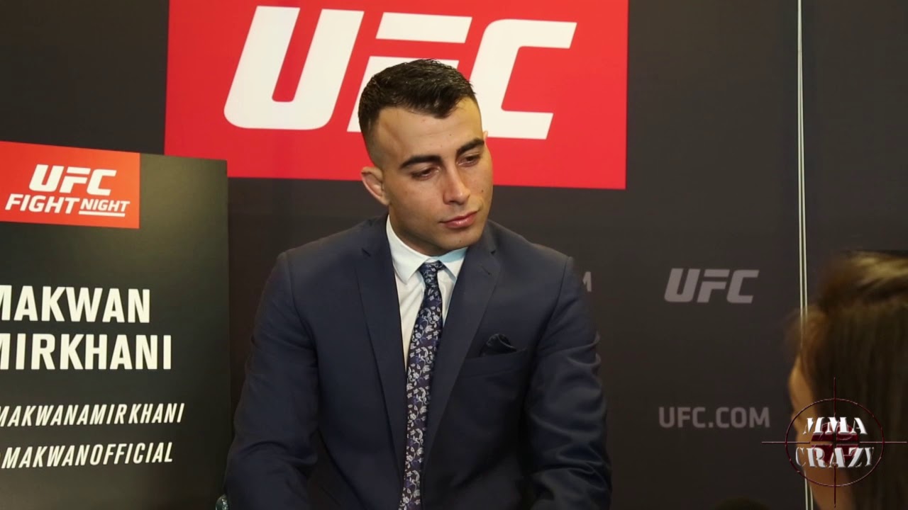 Makwan Amirkhani on Jason Knight "I will finish him" at UFC Fight Night Liverpool background