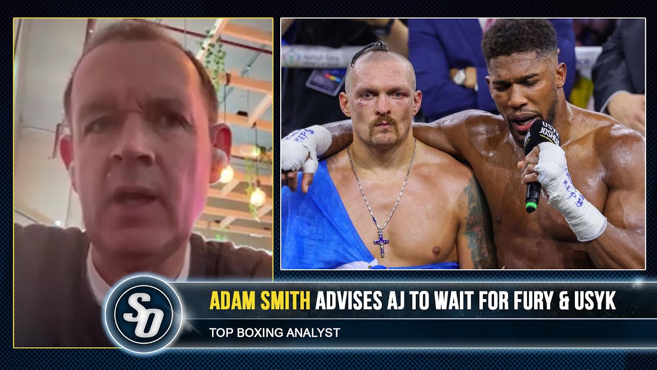 'ANTHONY JOSHUA SHOULD WAIT FOR USYK & FURY' - Adam Smith advises former champ background