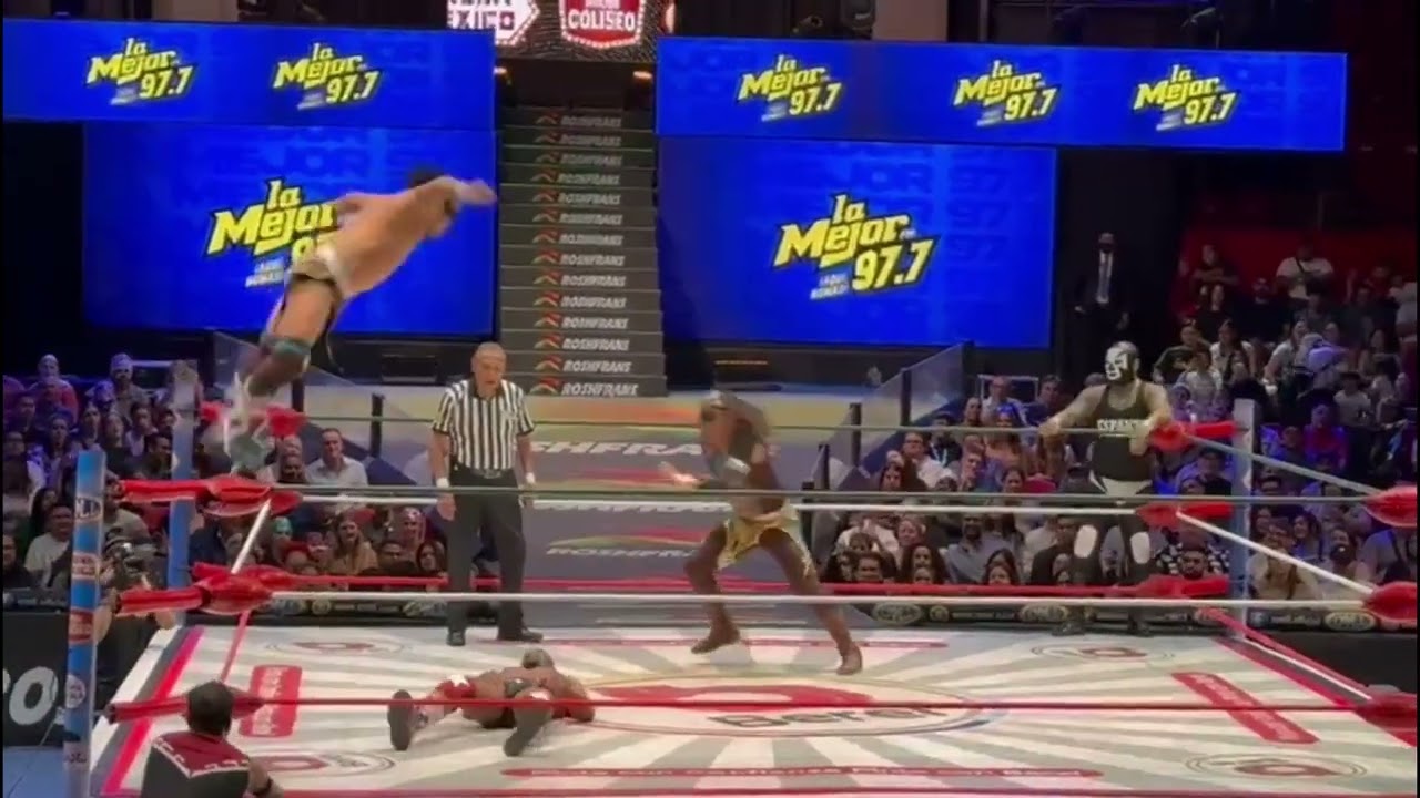REPORTE CMLL: DULCE GARDENIA-REY COMETA-ESPIRITU NEGRO đ RAIDER-ESPANTO JR. -DARK MAGIC