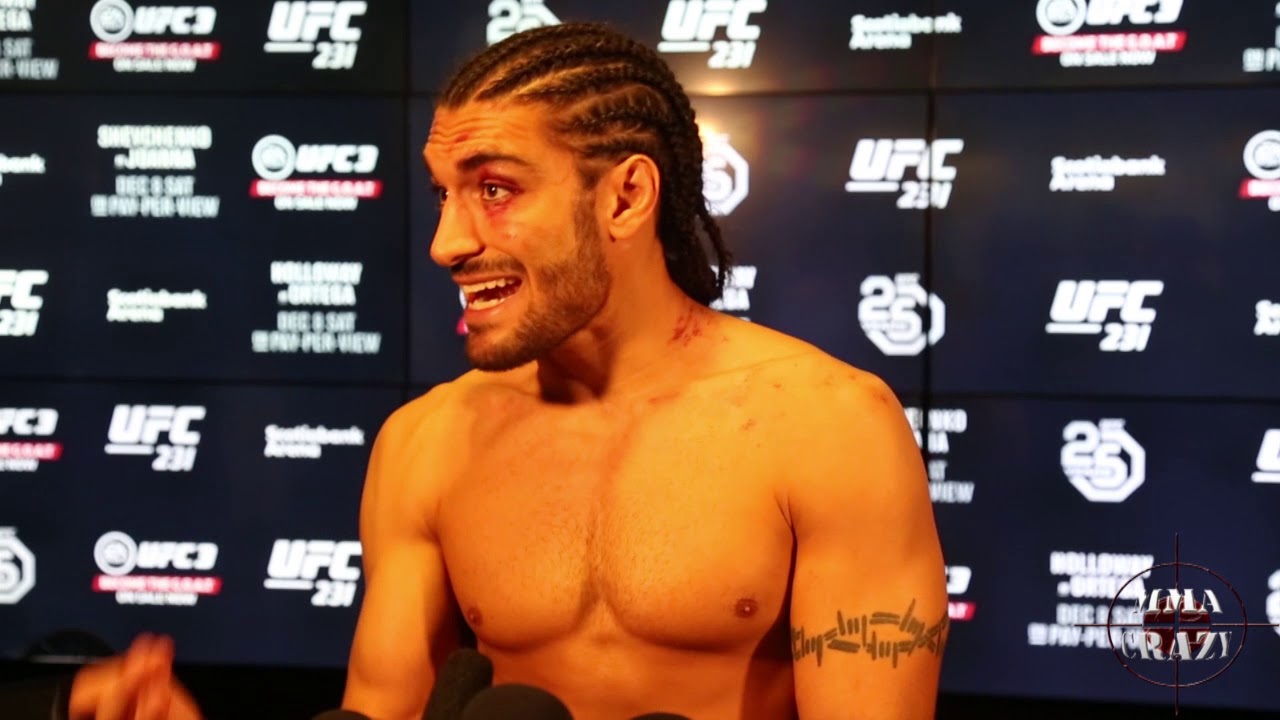 Elias Theodorou talks marijuana usage & win over Eryk Anders at UFC 231 background