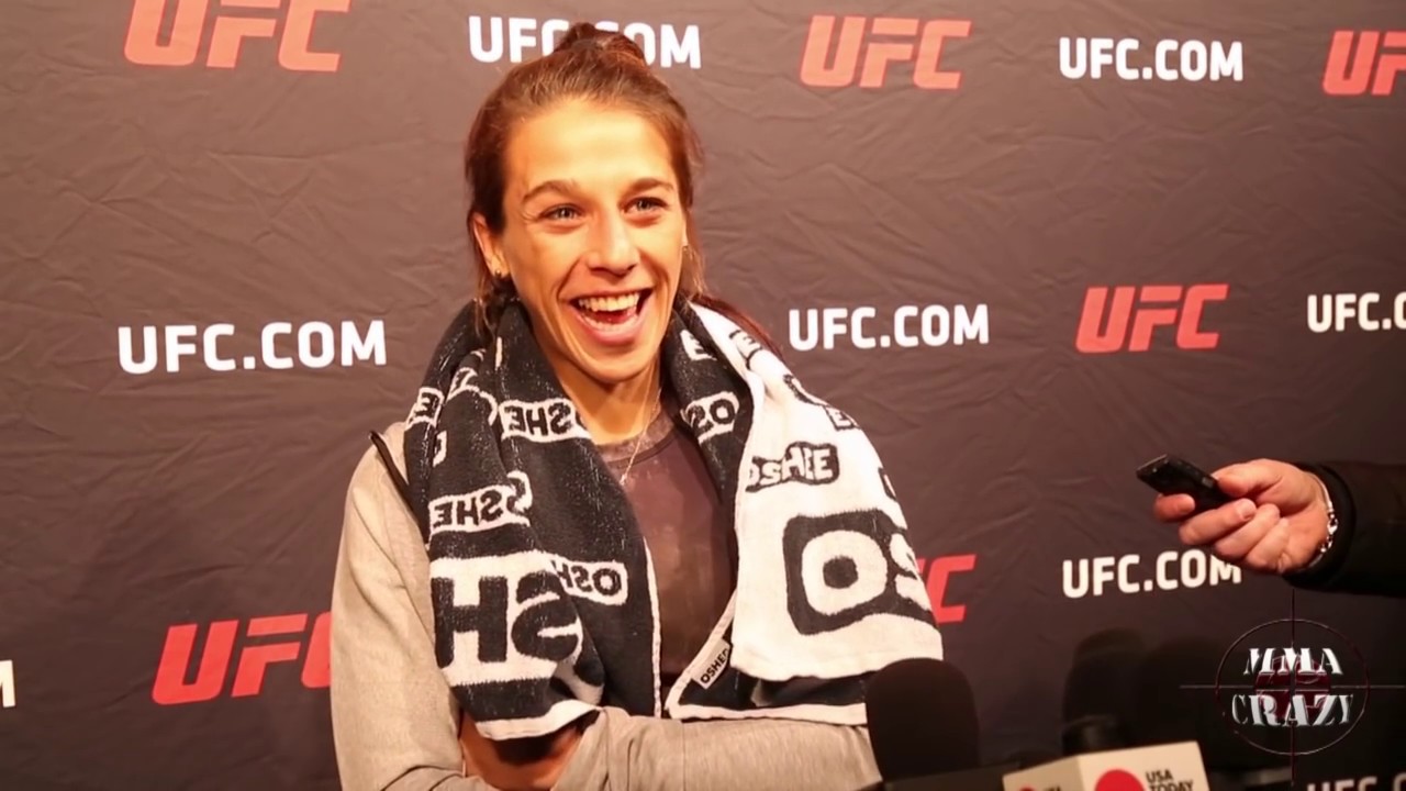 UFC 231: Joanna Jedrzejczyk Pre fight open workout media scrum