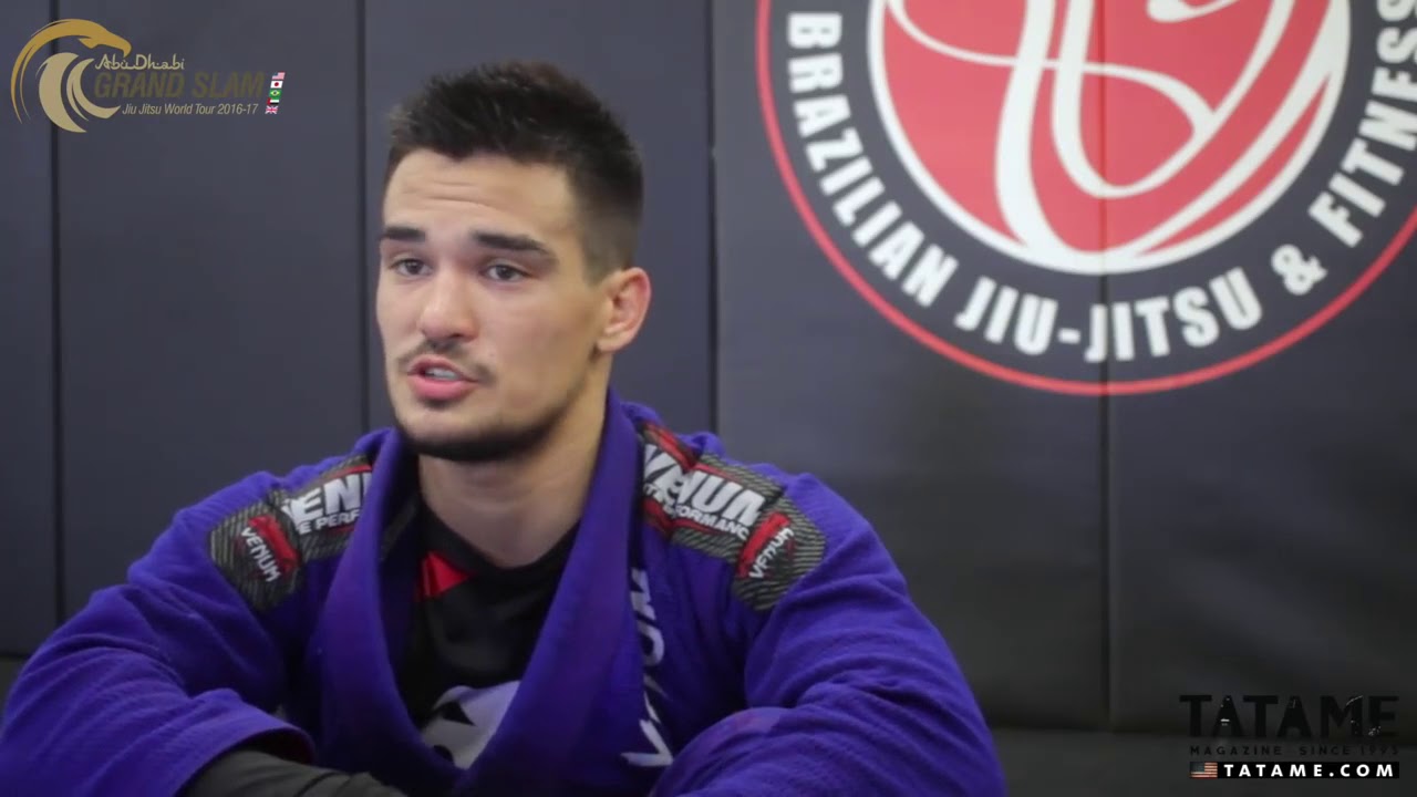 Cobrinha BJJ Training Camp Abu Dhabi Grand Slam Jiu-Jitsu Tour LA background