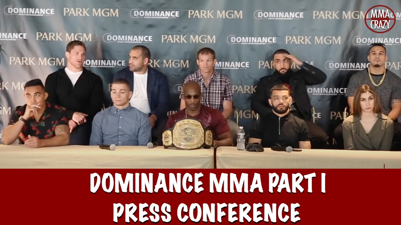 Full Dominance MMA II Press Conference Part 1 background