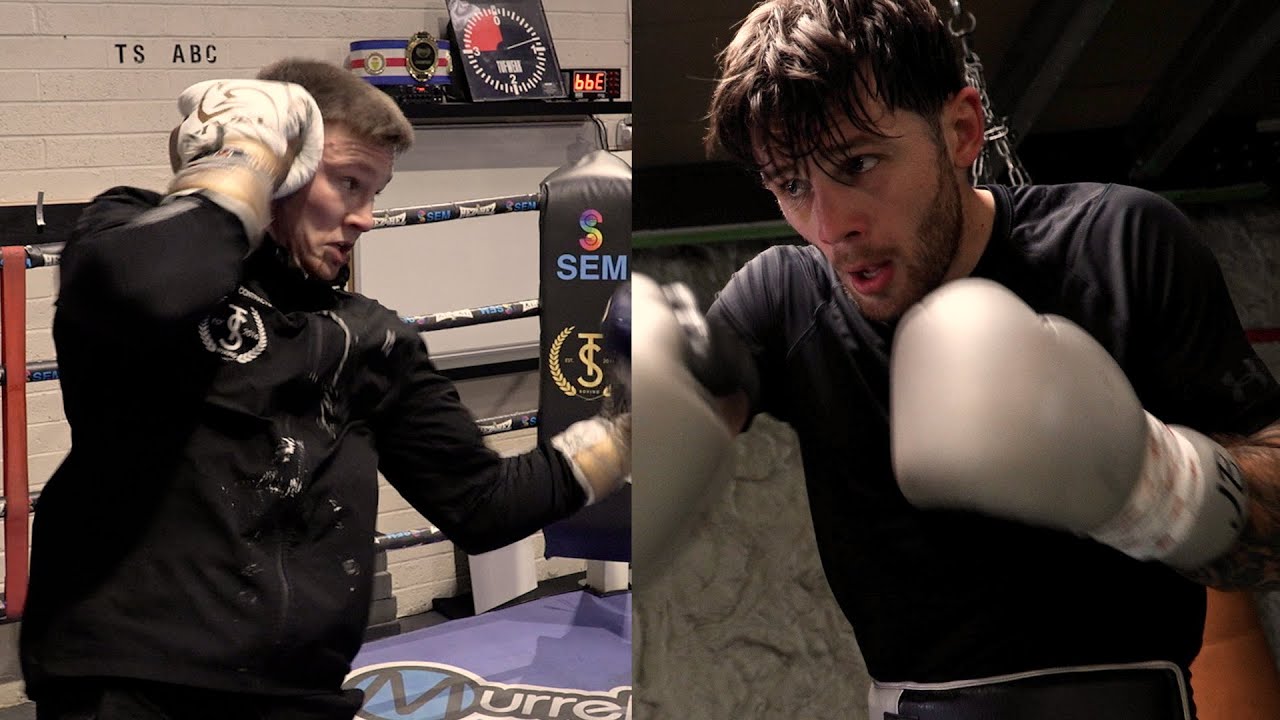 Prospect v prospect Jake Barton takes on Leon Willings on Mar 4th at Liverpool's Olympia. background