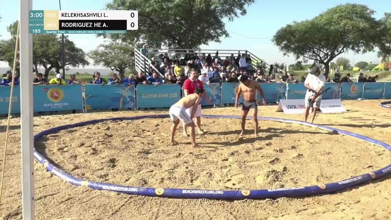 Quarter Final • Men's BW 70Kg • Levan KELEKHSASHVILI (GEO) vs. Alexis RODRIGUEZ HERNANDEZ (MEX)