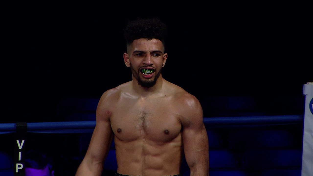 Kane Gardner v Alec Bazza 5.5.2018 at Victoria Warehouse backdrop