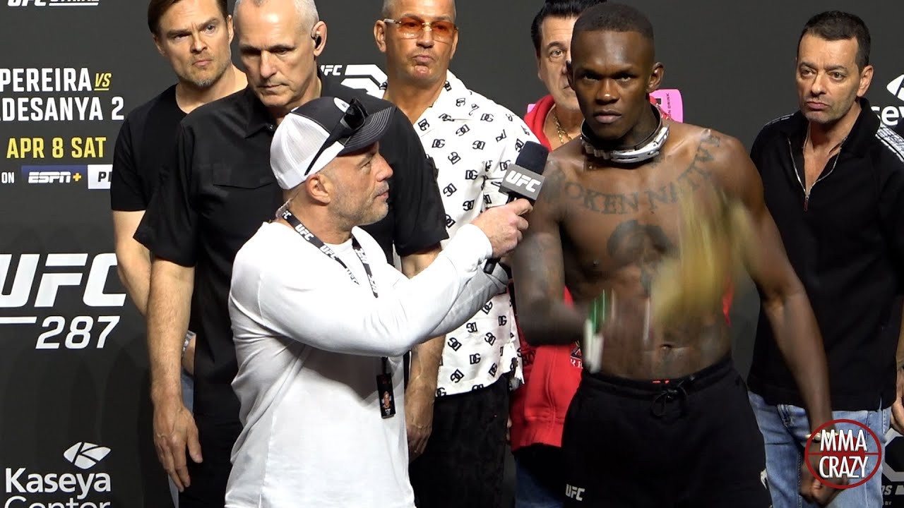 INTENSE: Israel Adesanya to Alex Pereira “tomorrow its one and done” UFC 287