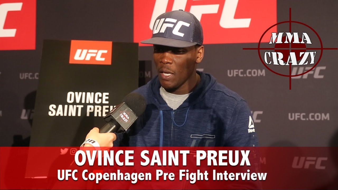 Ovince Saint Preux "As long as I can weather the storm, I'll be good" UFC Copenhagen background