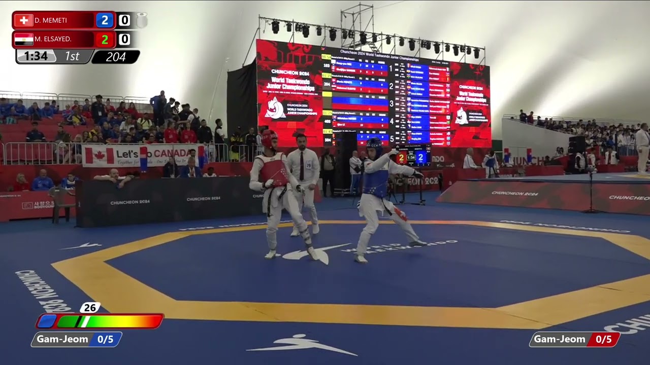204 Round of 64 Men 59kg SUI D MEMETI EGY M ELSAYED background