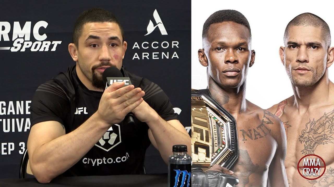 Robert Whittaker Breaks down Israel Adesanya vs. Alex Pereira for UFC 281 backdrop