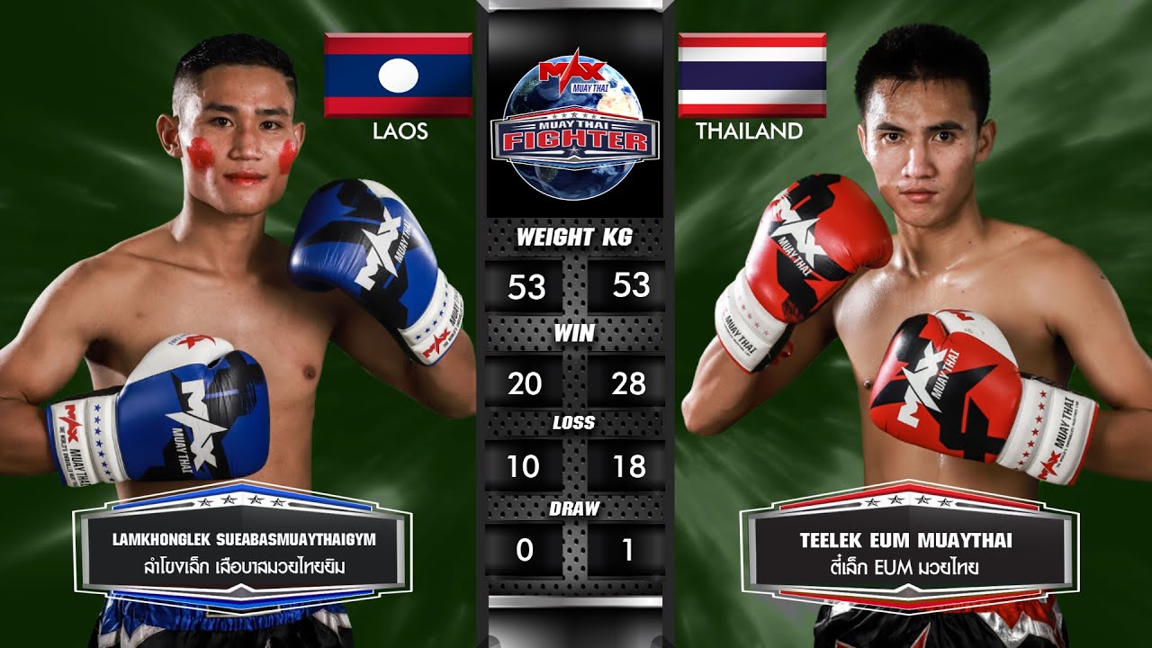 13 ก.ค. 63|คู่ที่ 2|ลำโขงเล็ก เสือบาสมวยไทยยิม ( ลาว ) VS ตี๋เล็ก EUM มวยไทย|MAX MUAY THAI