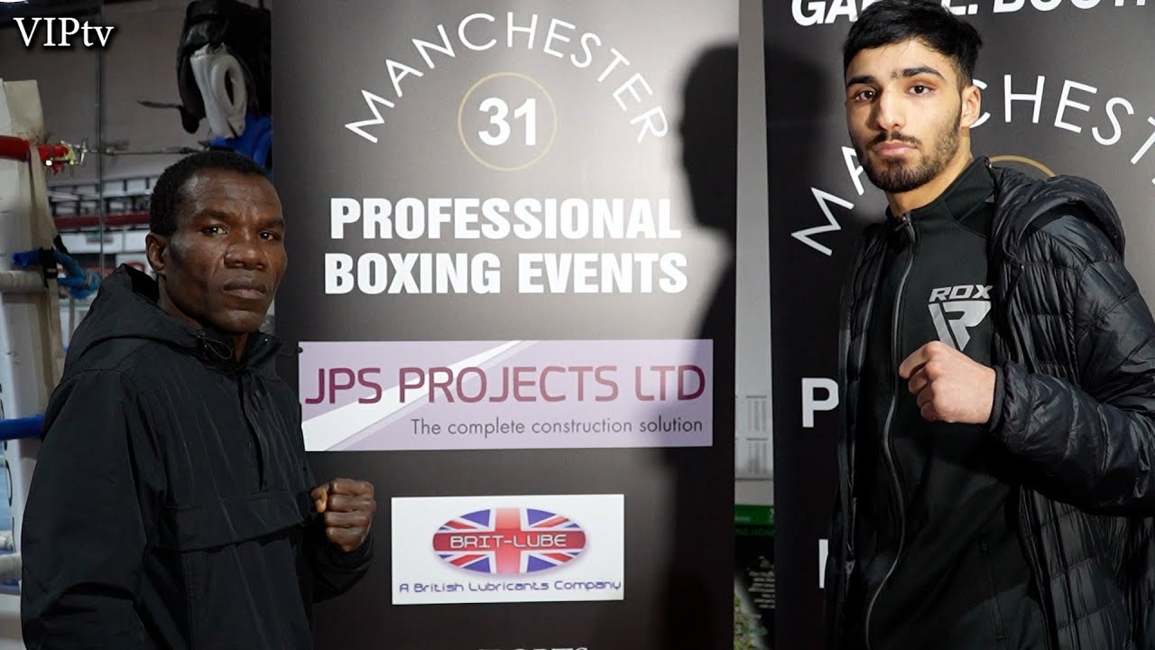 Ibrahim Nadim v Raymond Commey weigh-in for VIP/M31 show at the AJ Bell Stadium 12.12.21