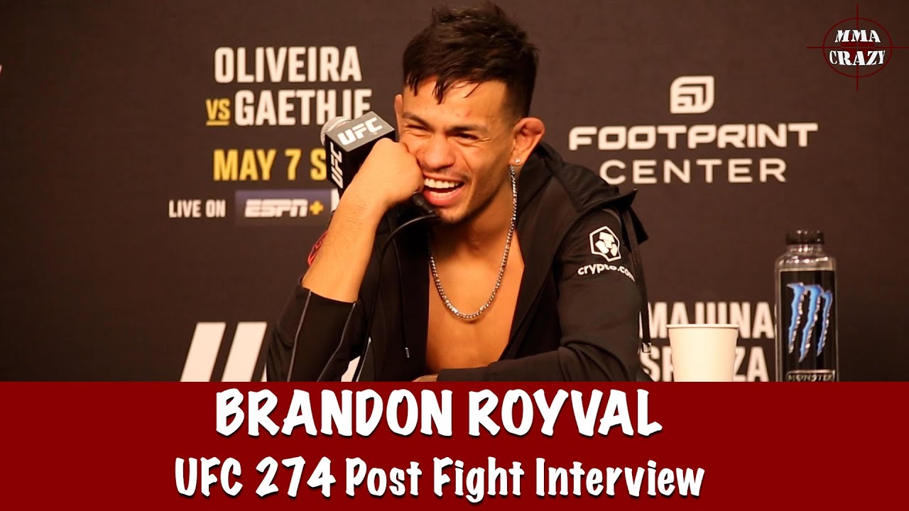 Brandon Royval talks double tap submission win over Matt Schnell at UFC 274