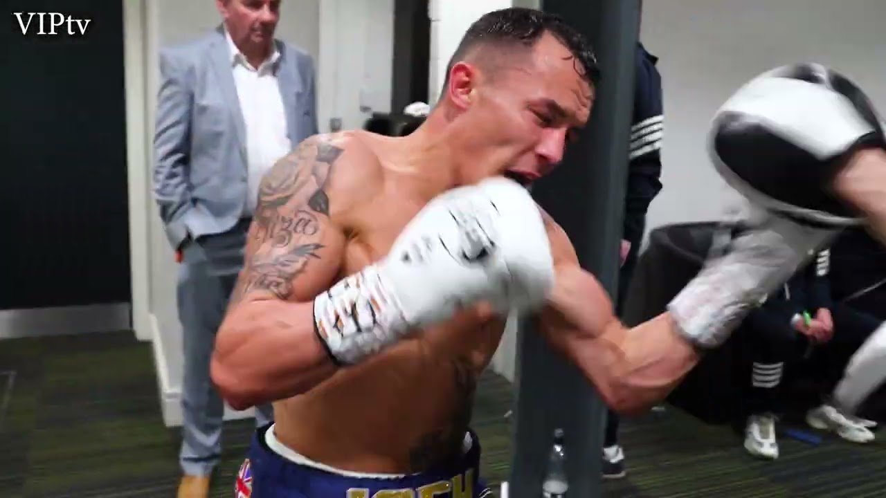 Josh Warrington exclusive changing room footage on the night he became a 2x World Champion
