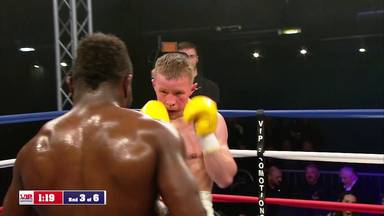 Jack Flatley v Serge Ambomo 9.3.2019 at The Whites Hotel, Bolton