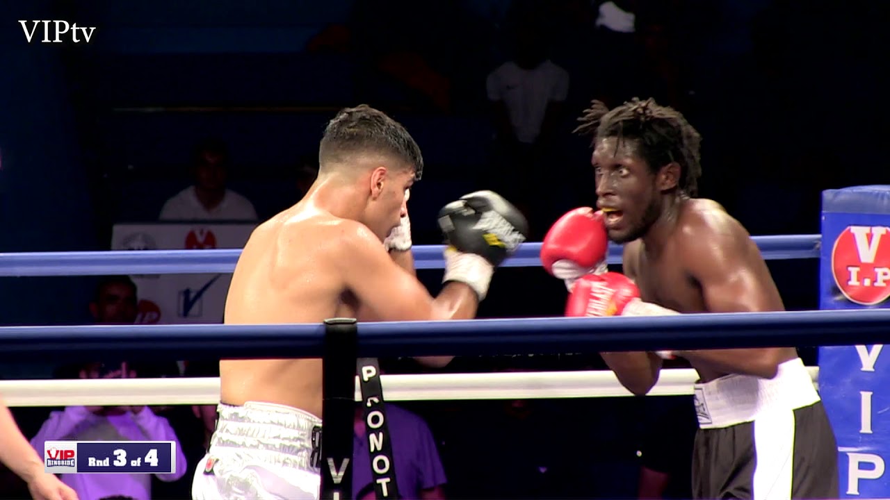 Aqib Fiaz v Daniel Alder 3.8.2019 at Oldham sports Centre background