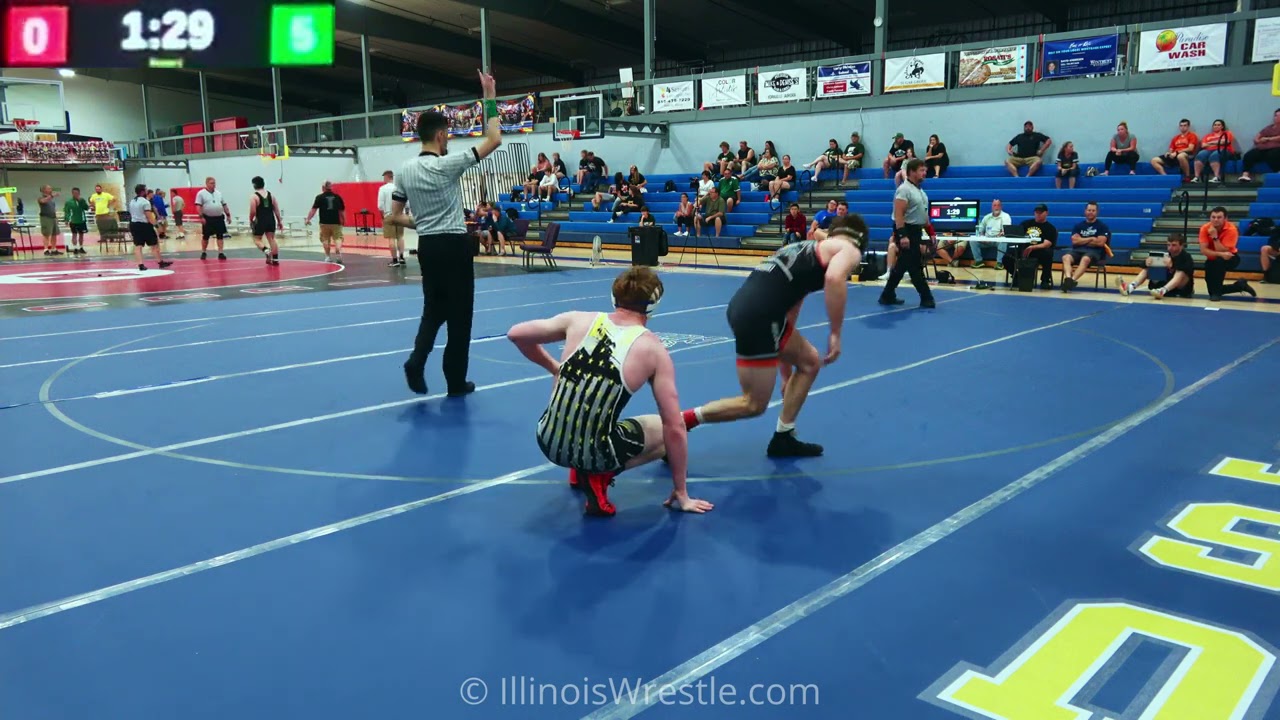 170 – Jackson Gillen of Yorkville Christian over Mannix Faworski of Winnebago by Decision 5–1