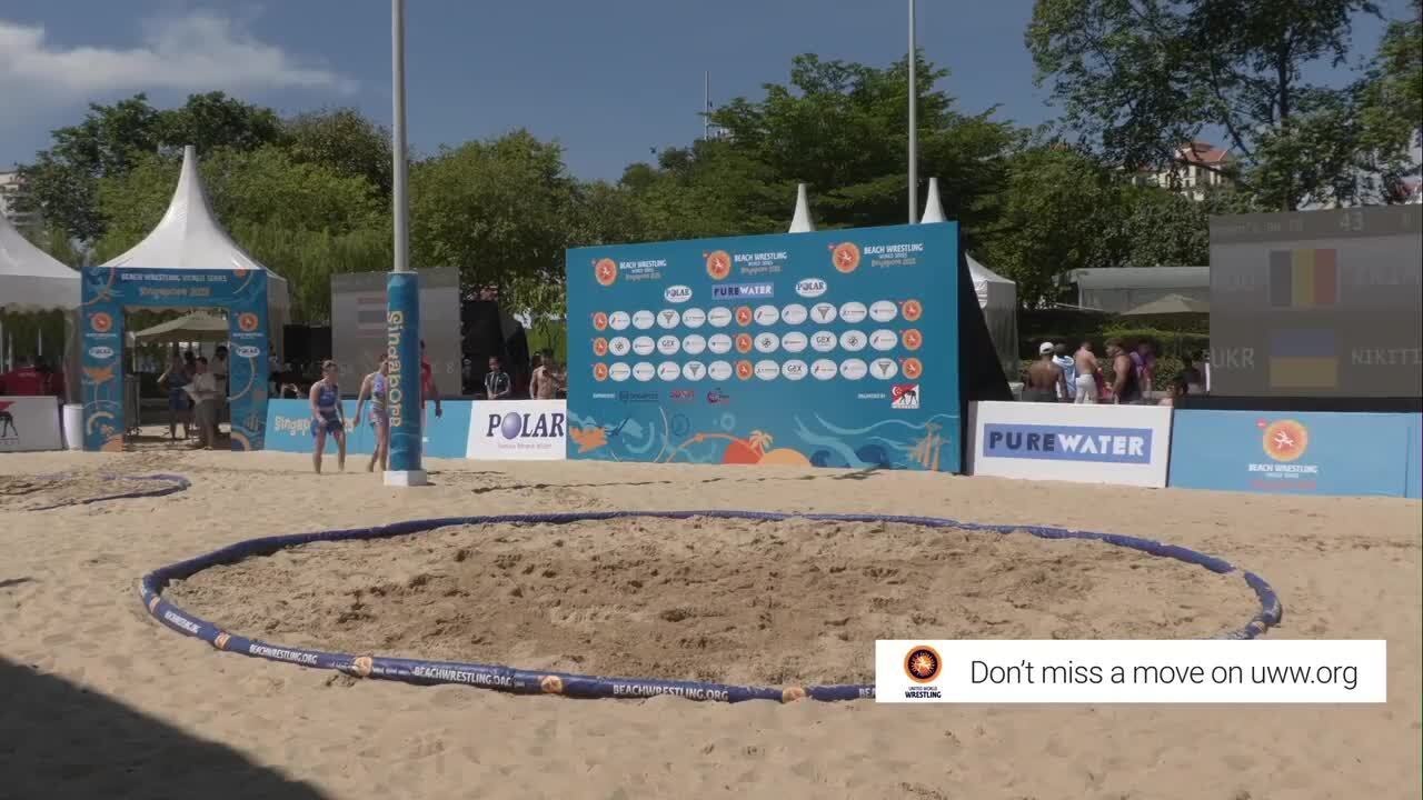 B | Round 1 • Women's BW 70Kg • Adina Ionela IRIMIA (ROU) vs. Olena NIKITINSKA (UKR) background