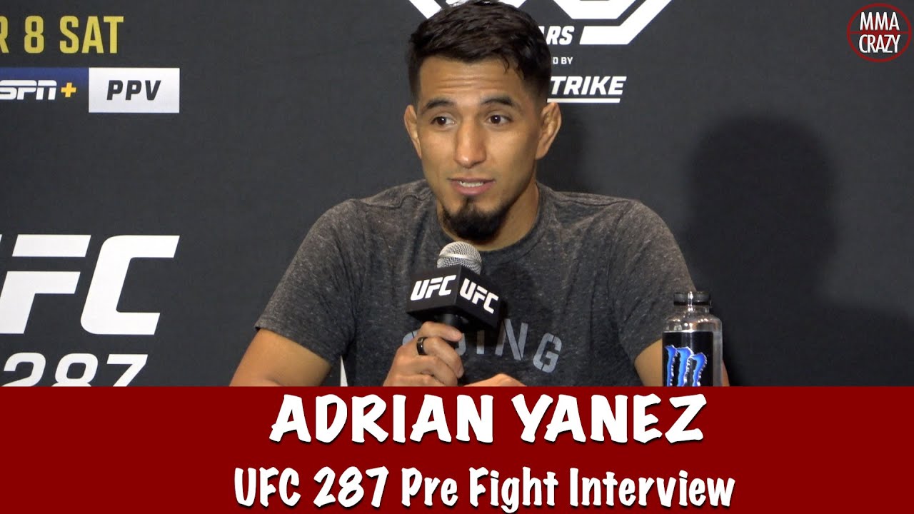 Adrian Yanez “If I starch Rob Font it puts me in the mix” at UFC 287 background