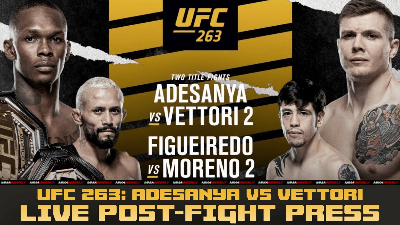 UFC 263 POST-FIGHT PRESS CONFERENCE: Adesanya vs. Vettori 2