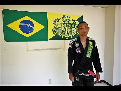 Bravo choke from half guard by Tatsuya Wakayama background