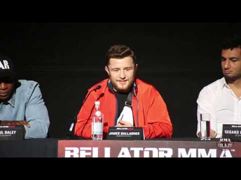 Full Bellator London: Mousasi vs. Lovato Jr. Press Conference background