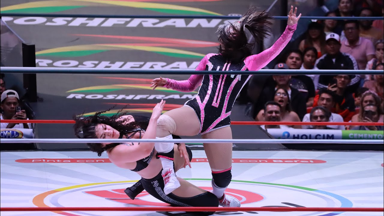 REPORTE CMLL: LA CATALINA-SKADI-KIRA 🆚 PERSEPHONE-REYNA ISIS-HERA