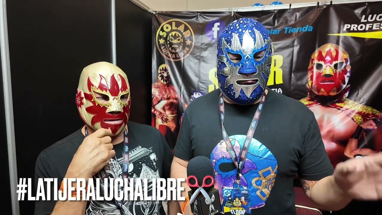 Solar y Solar Jr: Al igual que la Mole, hemos tratado de unir más al luchador y público en la tienda