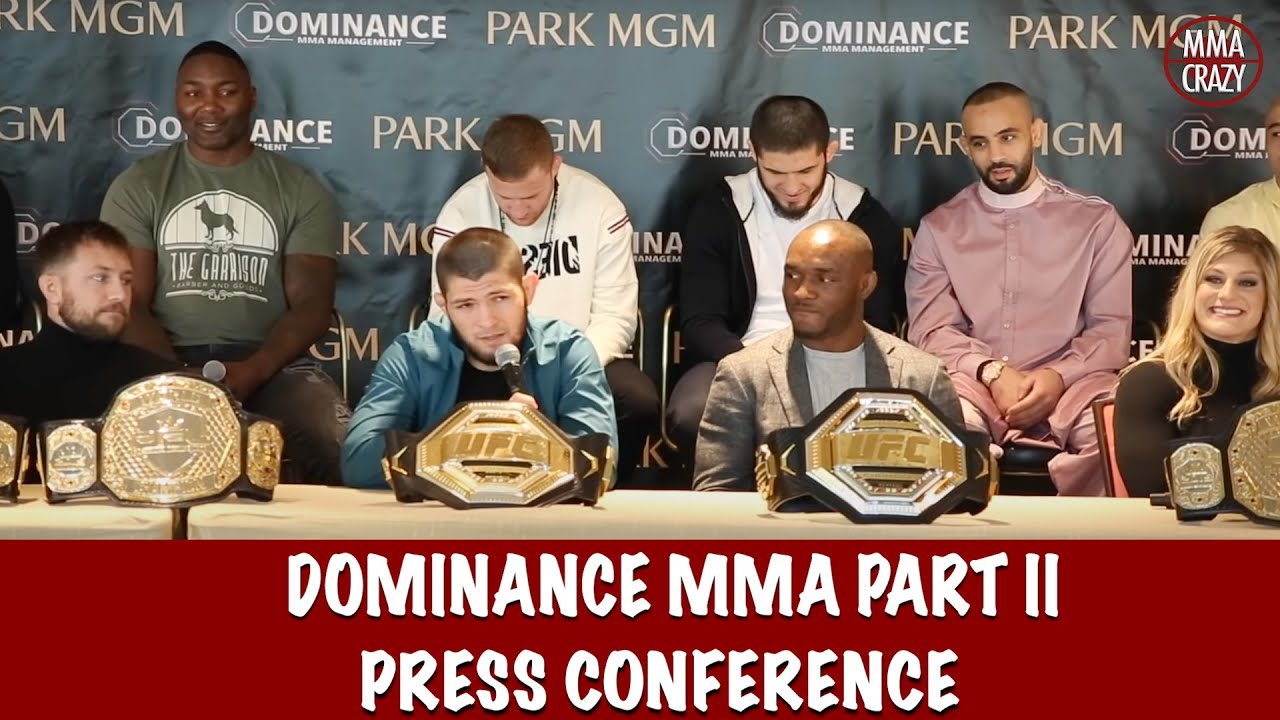 Full Dominance MMA II Press Conference part 2 background