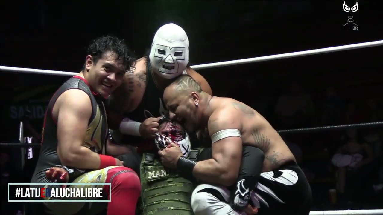 Lucha extrema Poder del Norte Vs Klan Malandro y Puma de Oro en la Arena Neza background