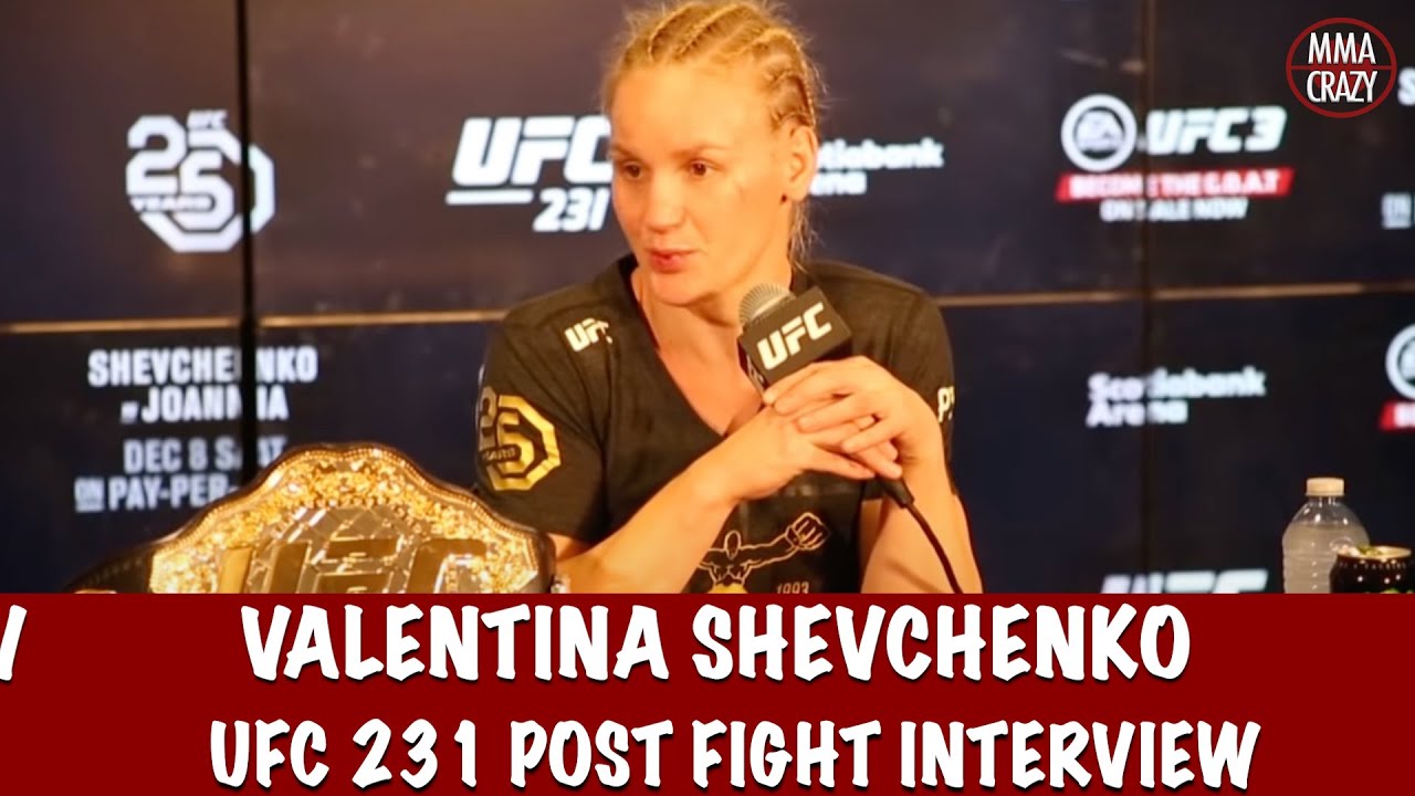 Valentina Shevchenko UFC 231 Post Fight Press Conference