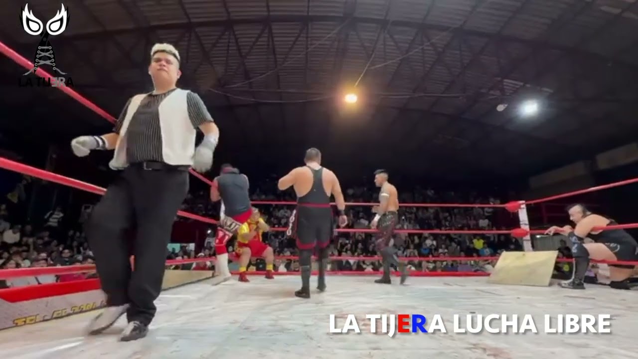 Súper Pinochito, Joe Lider y Demus Vs Súper Boy, Lunatik Xtreme y Ovett Jr. en Lucha Boom