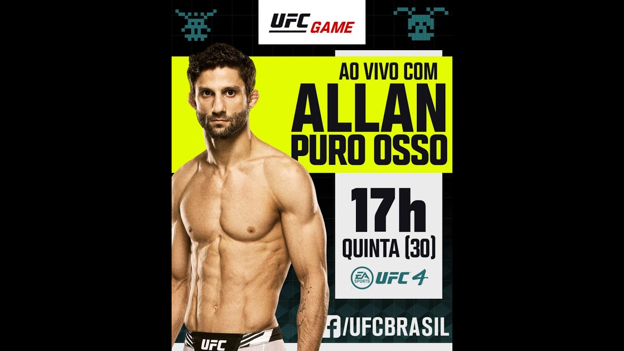 UFC Game: Levando uma surra de Allan Puro Osso background