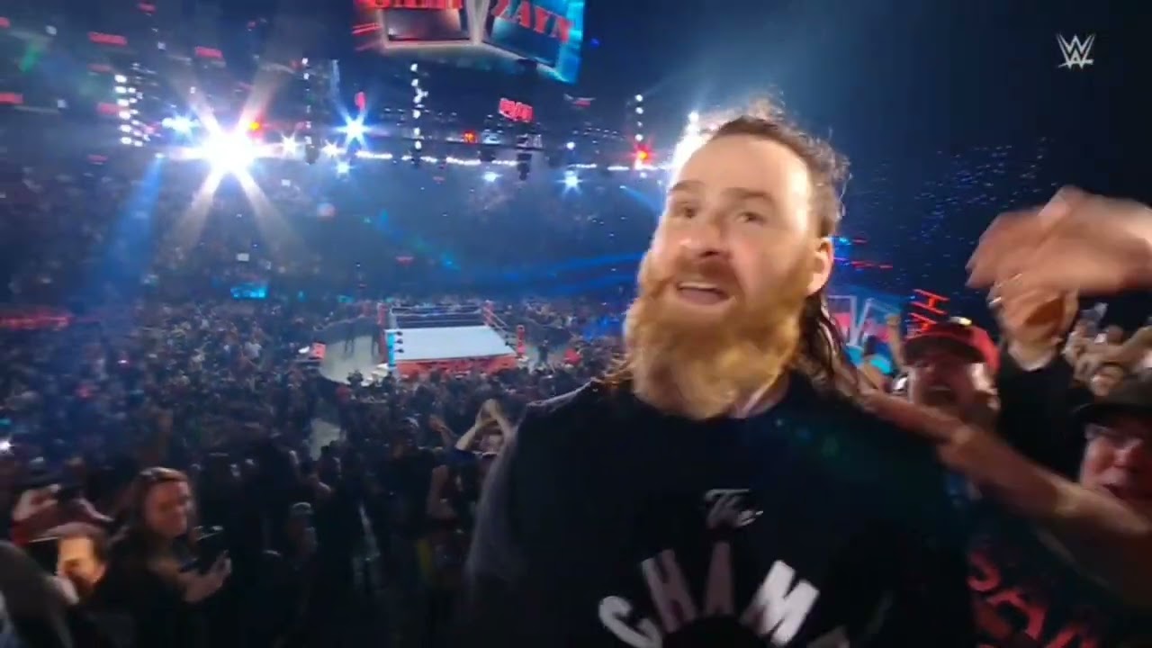 WWE RAW SAMI ZAYN HOMETOWN ENTRANCE 04/15/24