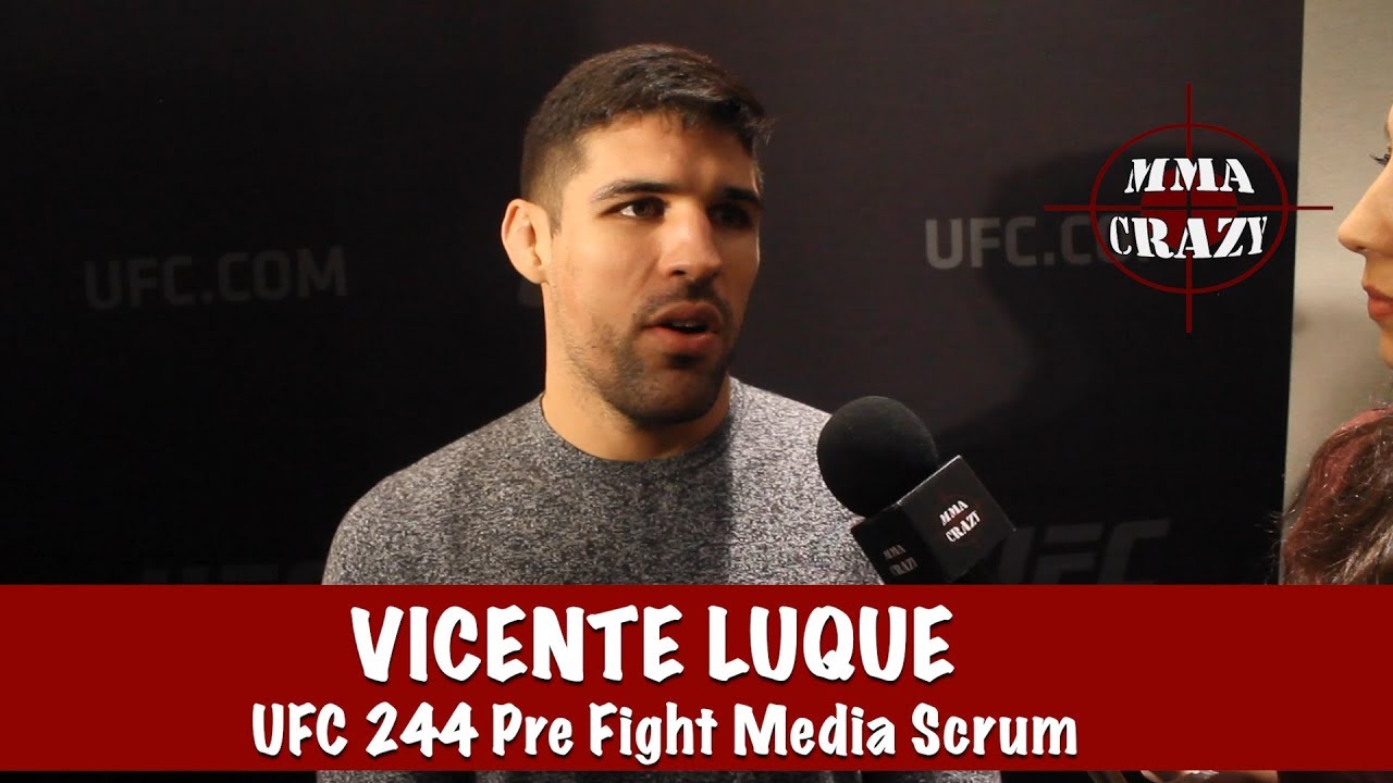 Vicente Luque on Stephen Thompson "I think I can connect & knock him out" at UFC 244