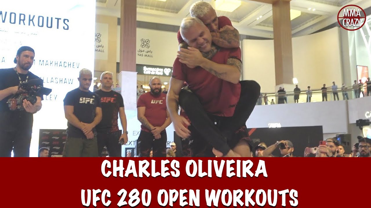 UFC 280: Charles Oliveira Open Workout Highlights, crowd sings happy birthday