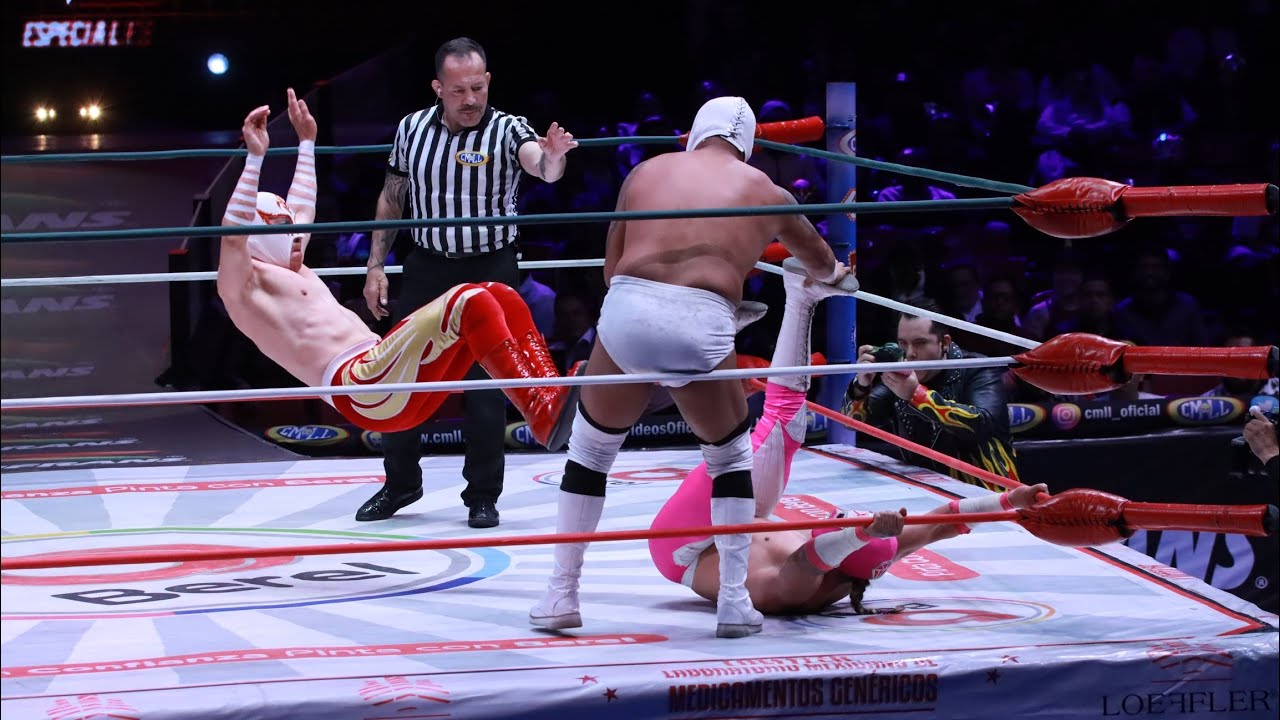 Reporte CMLL: Diamond y Oro Jr. Vs Sangre Imperial y Enfermero Jr background